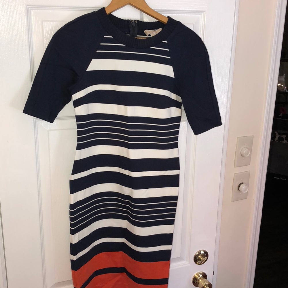 Michael Kors midi stripe dress